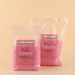WaxNewK wax 1kg 2.2LB spa choice premium hypoallergenic rosin free Glitter shimmer Sparkle Pink Wax Beans - Image 2