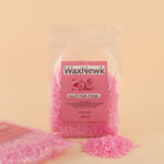 WaxNewK wax 1kg 2.2LB spa choice premium hypoallergenic rosin free Glitter shimmer Sparkle Pink Wax Beans - Image 5