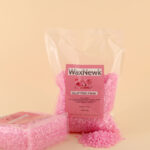 WaxNewK wax 1kg 2.2LB spa choice premium hypoallergenic rosin free Glitter shimmer Sparkle Pink Wax Beans - Image 6