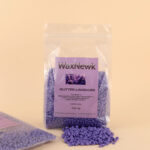 WaxNewK wax factory sale 1kg 2.2LB hypoallergenic rosin free Sparkle purple lavender cera depilatoria wax - Image 4