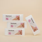 WaxNewK factory sale 100 pcs Salon Depilatory Waxing Strips Non Woven Epilating Hair Removal Paper Body and Facial Wax for Arms, Legs, Underarm Hair, Eyebrow, Bikini Black - Image 3