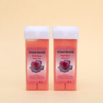 WaxNewK factory sale 100g pink rose roll on wax Depilatory Wax Roller Refill - Image 3