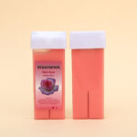 WaxNewK factory sale 100g pink rose roll on wax Depilatory Wax Roller Refill - Image 4