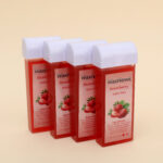 WaxNewK factory sale 100g strawberry red Roller roll on soft wax cartridge - Image 5