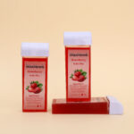 WaxNewK factory sale 100g strawberry red Roller roll on soft wax cartridge - Image 6