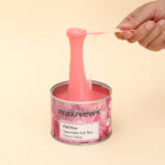 WaxNewk wax factory sale 400ml pink rose soft warm cans depilatory wax