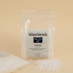 WaxNewK factory sale 1kg 2.2LB Rosin free glitter crystal pearl gel hard wax bean - Image 2