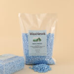 WaxNewK  factory sale 2.2LB 1kg 2.2pound rosin free Macaron blue color Hard Wax Beads for Hair Removal - Image 6