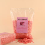 WaxNewK factory sale 1kg 2.2LB professional rosin wax pink women depilatory wax - Image 5