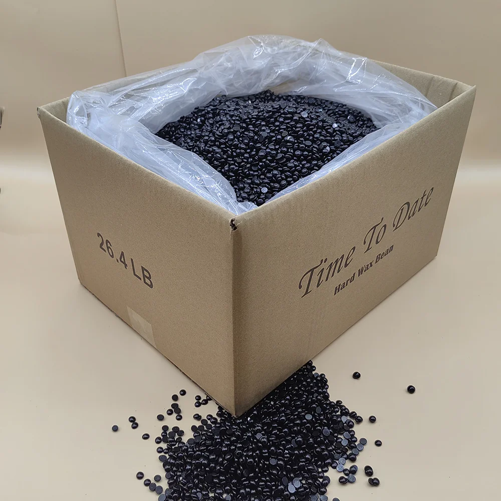 WaxNewK 26.4LB black Bead Hard Wax Strip-less Bulk Case painless 12kg per bag rosin Various colors depilatory brazilian cera depilatoria - Image 3